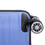 Hardshell Suitcase Spinner Wheels PP Luggage Sets Lightweight Durable Suitcase ,3-Piece Set (20/24/28) ,Purplish Blue - Korvel
