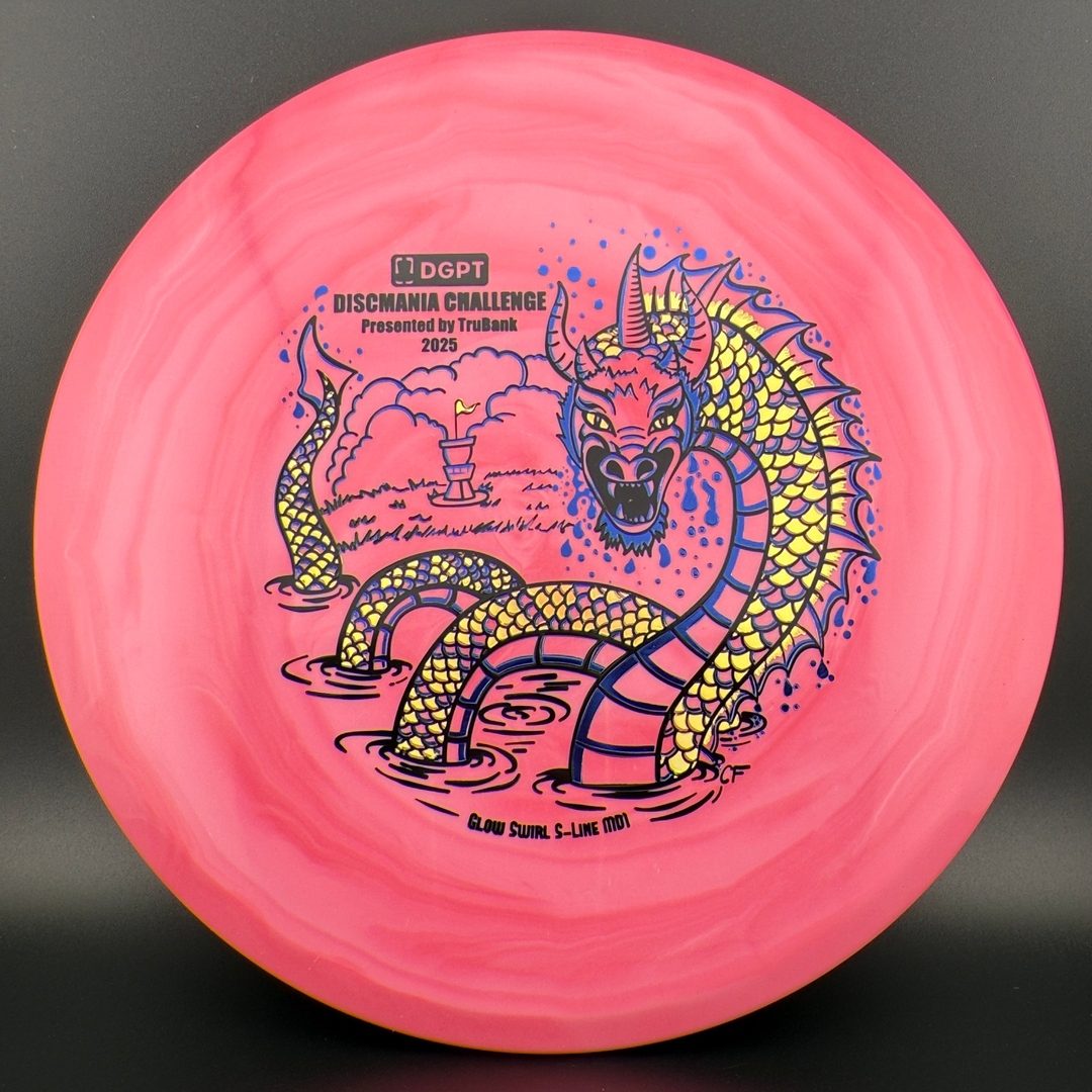 Glow Swirl S-Line MD1 - Disque Exclusif du Défi Discmania