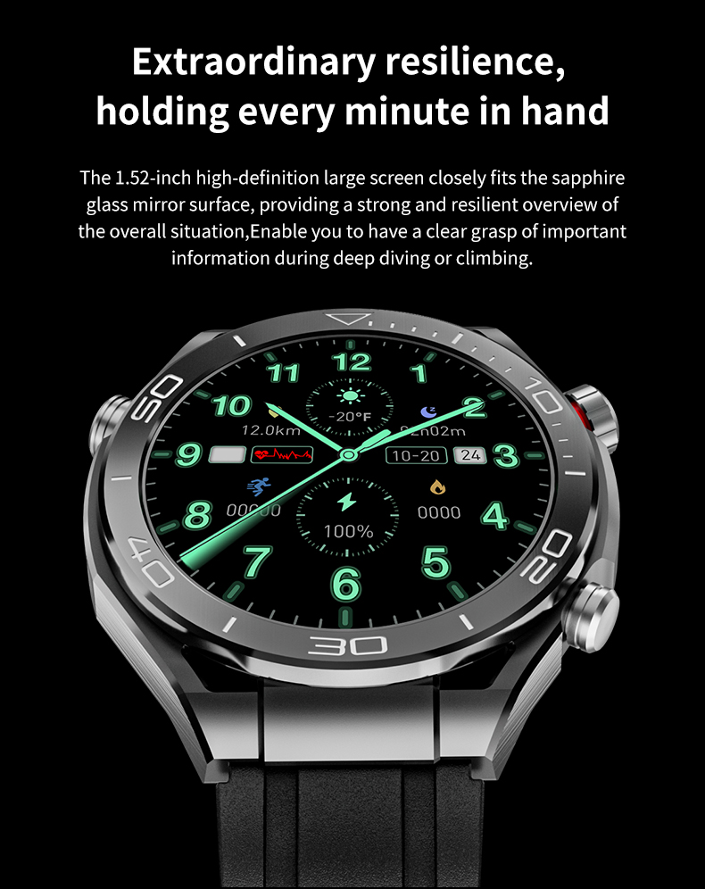 GS ultimate full touch screen smartwatch sports running Bluetooth call bracelet - Korvel