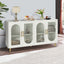 Premium Wood TV Stand for 65+ Inch TVs with Storage