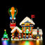 YB brand compatible with LEGO 10339 Santa Claus Post Office building blocks, LED lighting fixtures, winter lighting model ornaments - Korvel