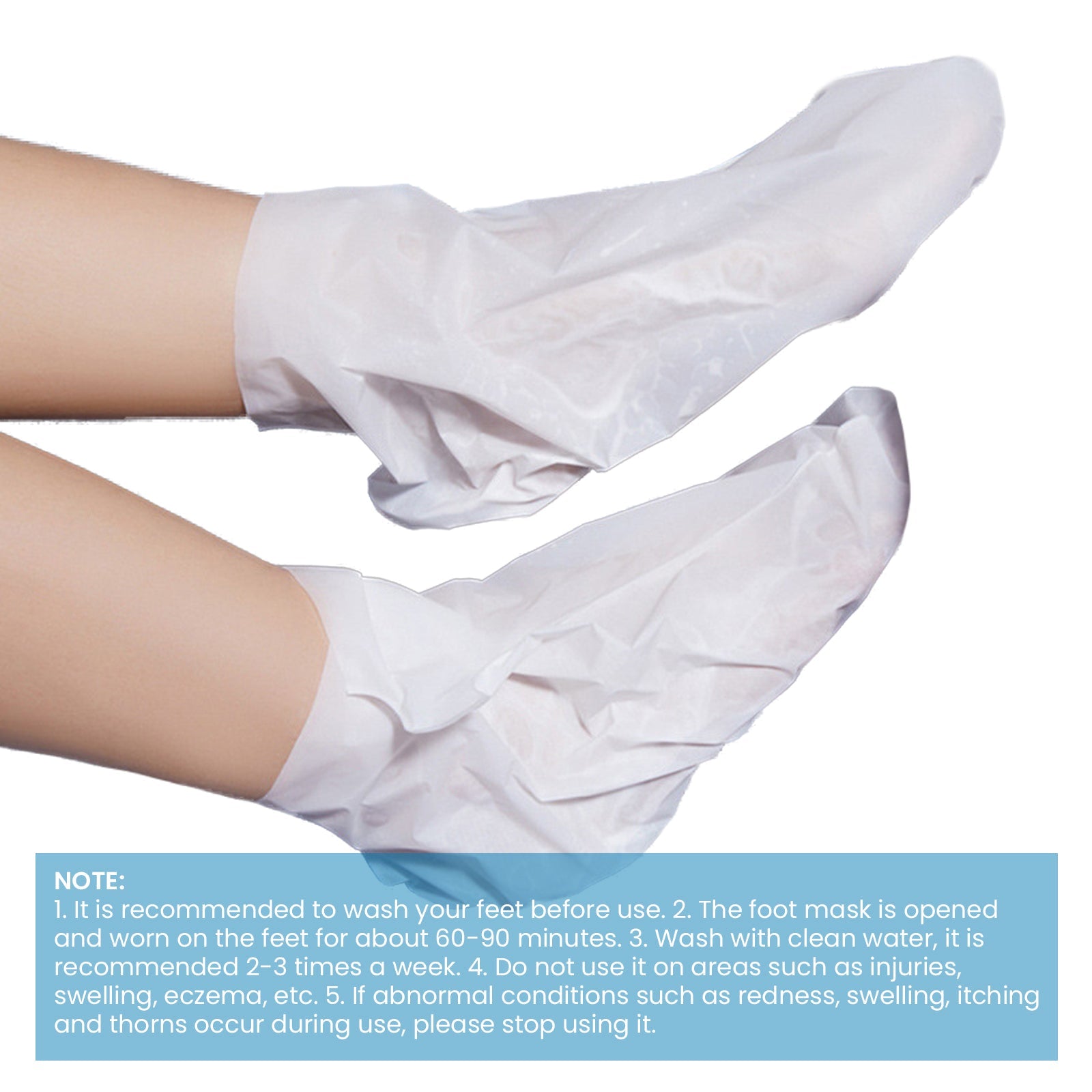 3D Intense Exfoliating Foot Pad, Foot Care Clean Horny Calluses, Anti-chapping And Moisturizing Foot Mask - Korvel