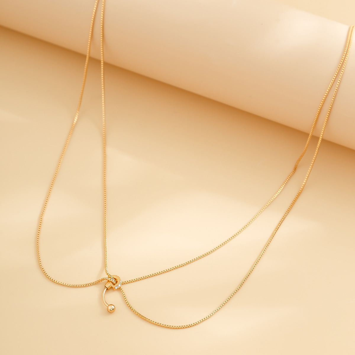 Thin chain belly button waist decoration body chain double-layer metal wind versatile waist chain - Korvel