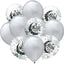 Moon Castle Party Celebrates Latex Balloon Transparent Paper Shard Glitter Balloon Set - Korvel