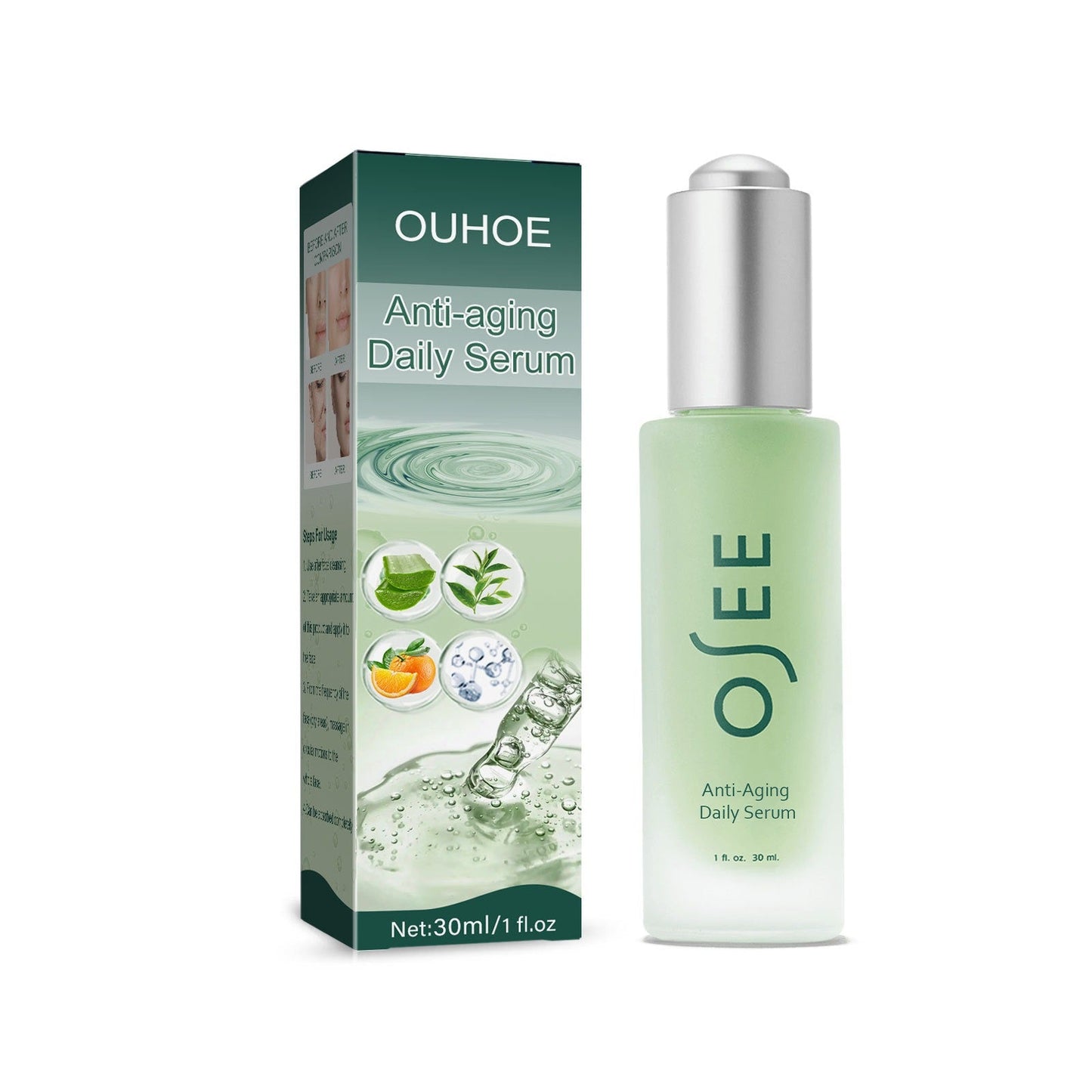 OUHOE Essence collagen replenishing essence whitening freckle removal facial essence brightening hydrating moisturizing - Korvel