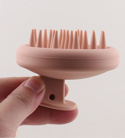 Massage silicone hair brush, head massage comb, scalp cleaning massage brush, hair comb - Korvel