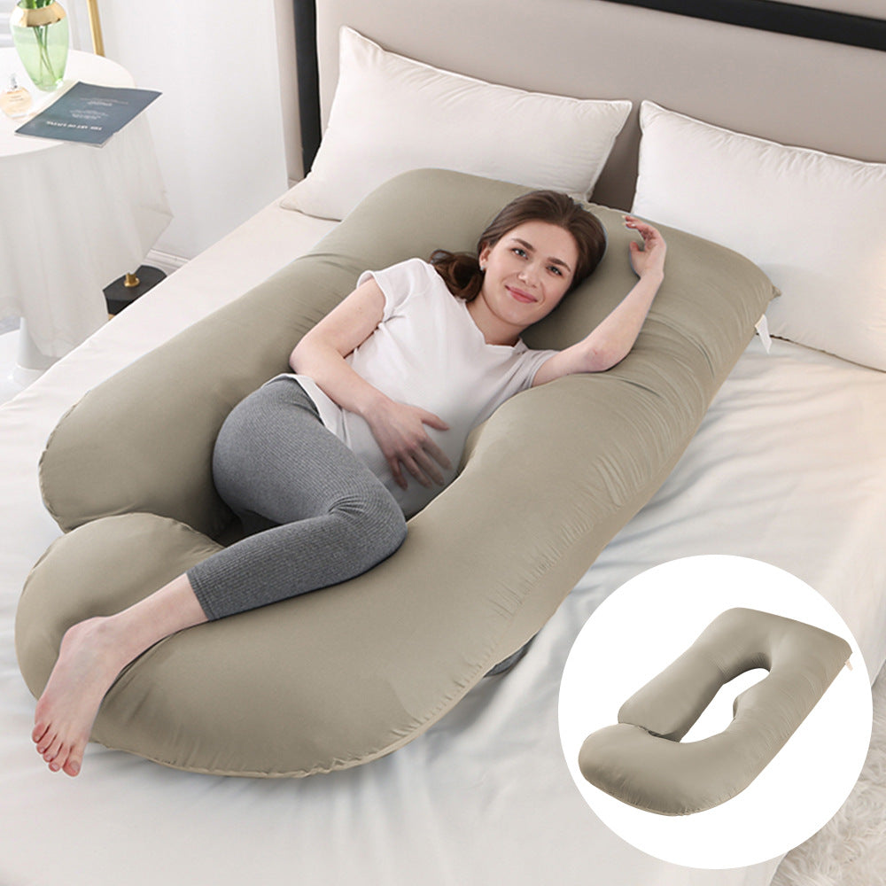 J-Shaped Pregnancy Pillow for Side Sleepers