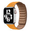 Suitable For iwatch8 Watchband S7 SE 6/5/43 Magnetic Suction New Leather Loopback Chain Apple Watch Wristband - Korvel