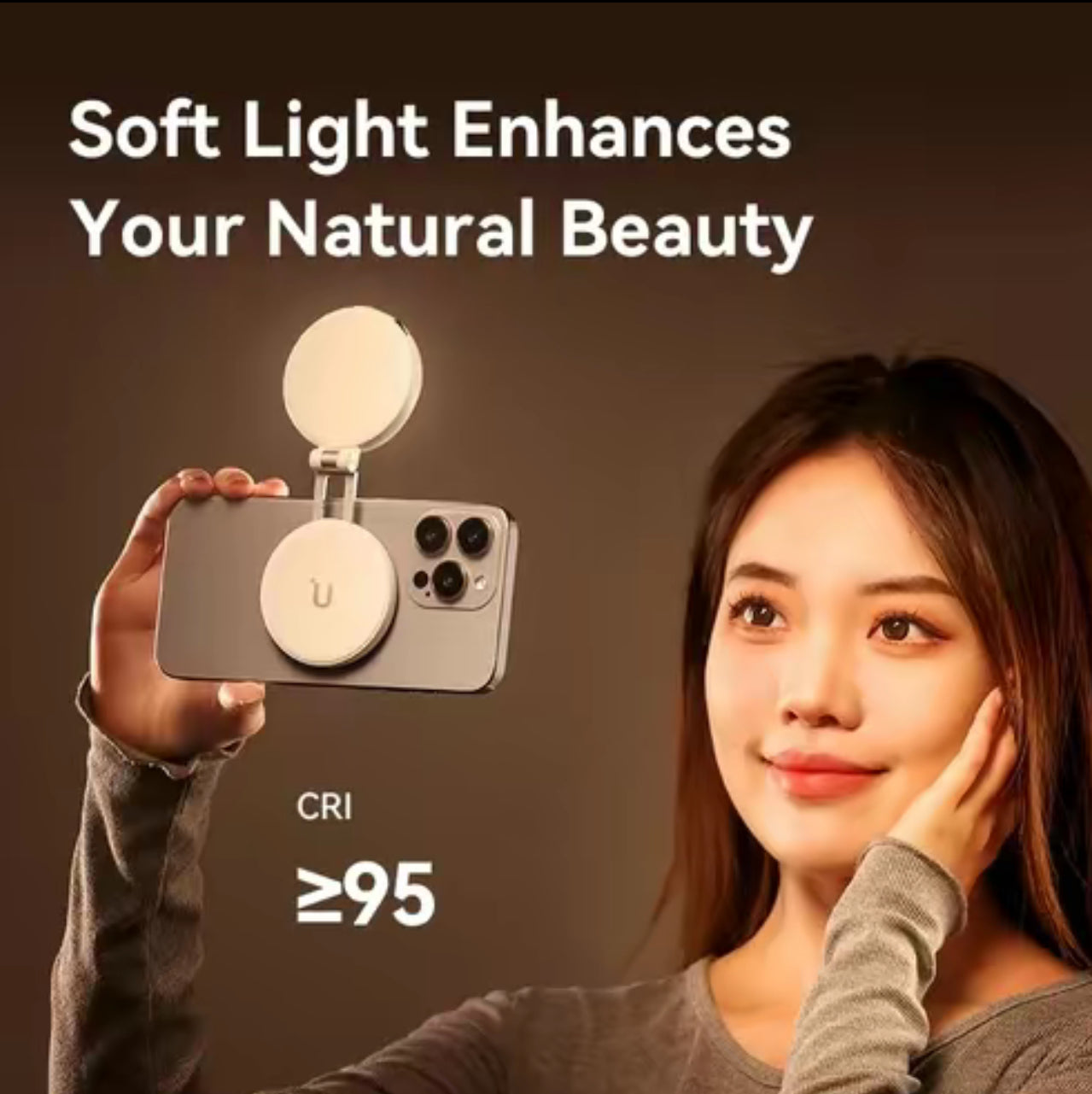 GlowSnap Ring Light - Solution d'éclairage LED compacte