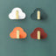 Light Luxury Paste Cloud Sticky Hook Strong Viscose Punch-Free Hook Wall Hanging Traceless Hook Key Hook 4pcs - Korvel