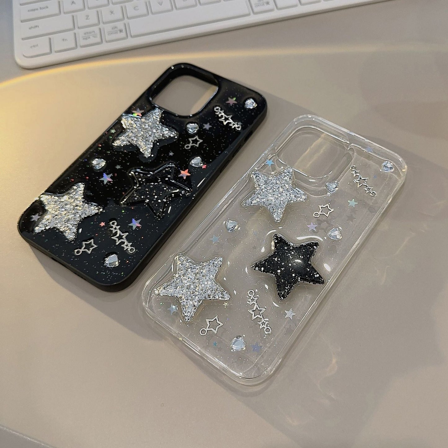 Coque iPhone 3D Étoile Cool Sucrée pour Appareils Apple