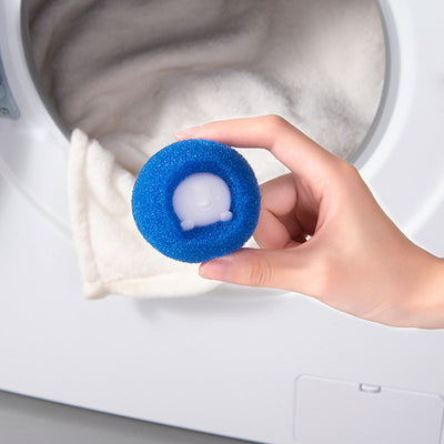 3 Decontamination Laundry Balls Clothes Anti-Winding Washing Machine Cleaning Balls Household Hair Removal Special Care Balls - Korvel
