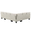 [VIDEO provided] [New] 108*85.5" Modern U Shape Sectional Sofa 7 Seat Fabric Sectional Sofa Set - Korvel