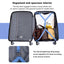 Hardshell Suitcase Spinner Wheels PP Luggage Sets Lightweight Durable Suitcase ,3-Piece Set (20/24/28) ,Purplish Blue - Korvel