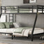 Lit superposé en métal Twin XL sur Queen - Design gain de place