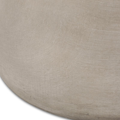 Light Gray Concrete Side Table