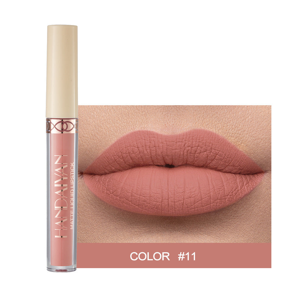 HANDAIYAN Popular Matte Matte Velvet 12 Colors Lip Gloss Liquid Lipstick Lip Glaze - Korvel