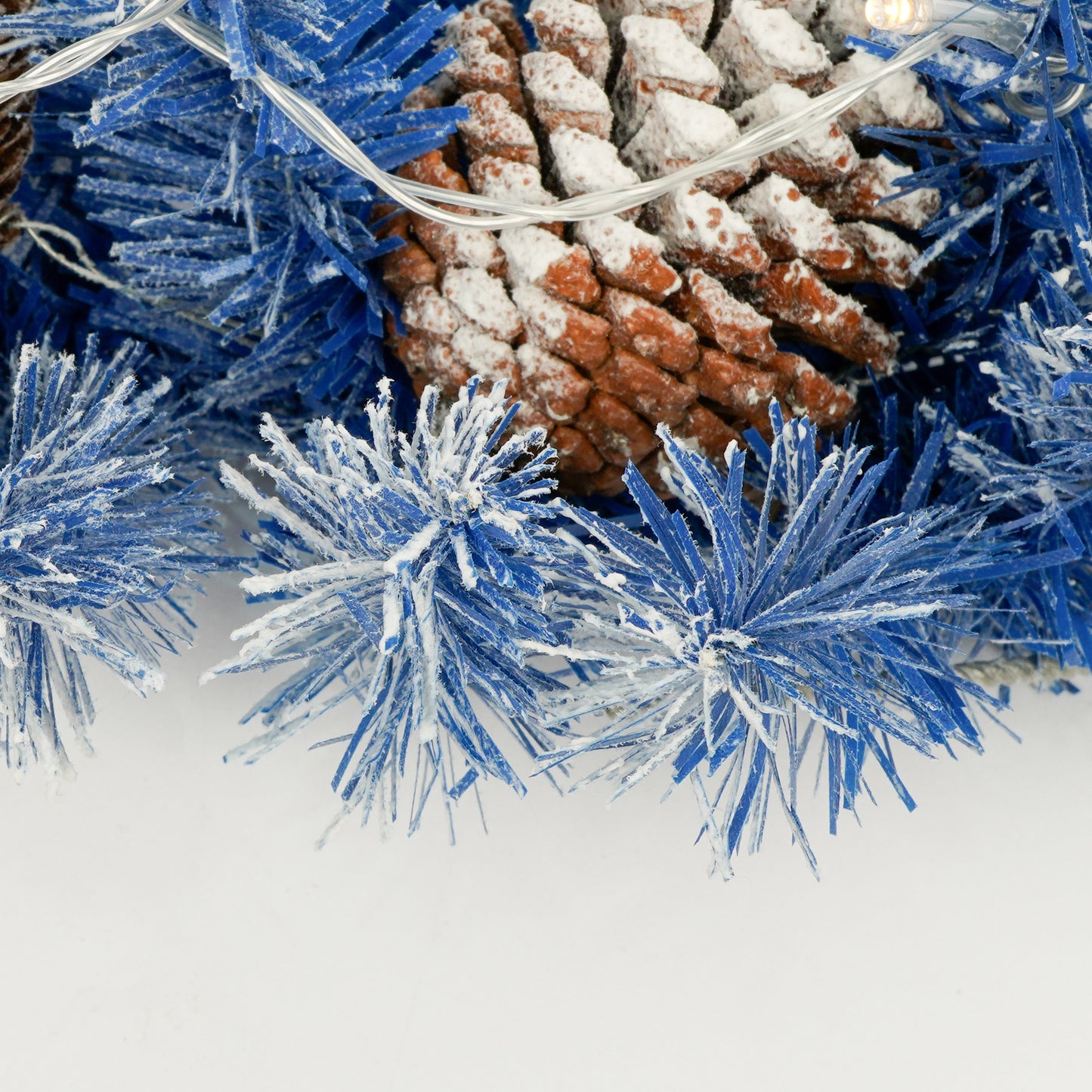 Set of 4 Premium Artificial Christmas Trees with LED Lights