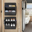 Adhesive RV Shoe Storage Over-Door Rack with Deep Pockets