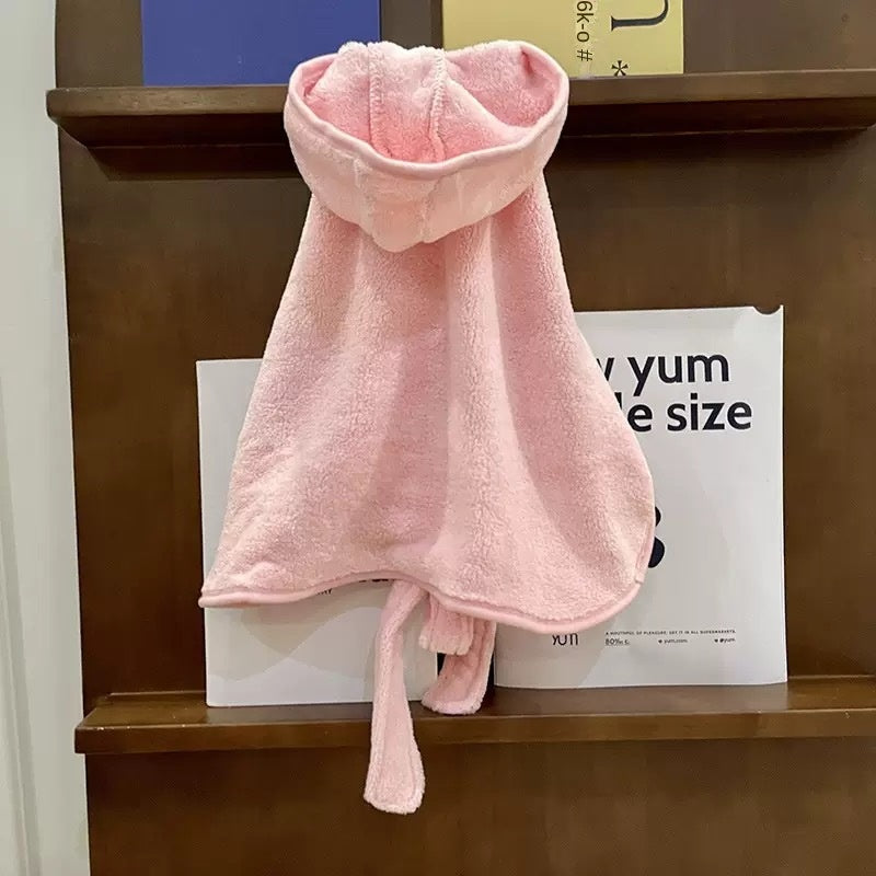 Dogs can wear bathing and drying bathrobes in all seasons bath towels thickened absorbent towels - Korvel