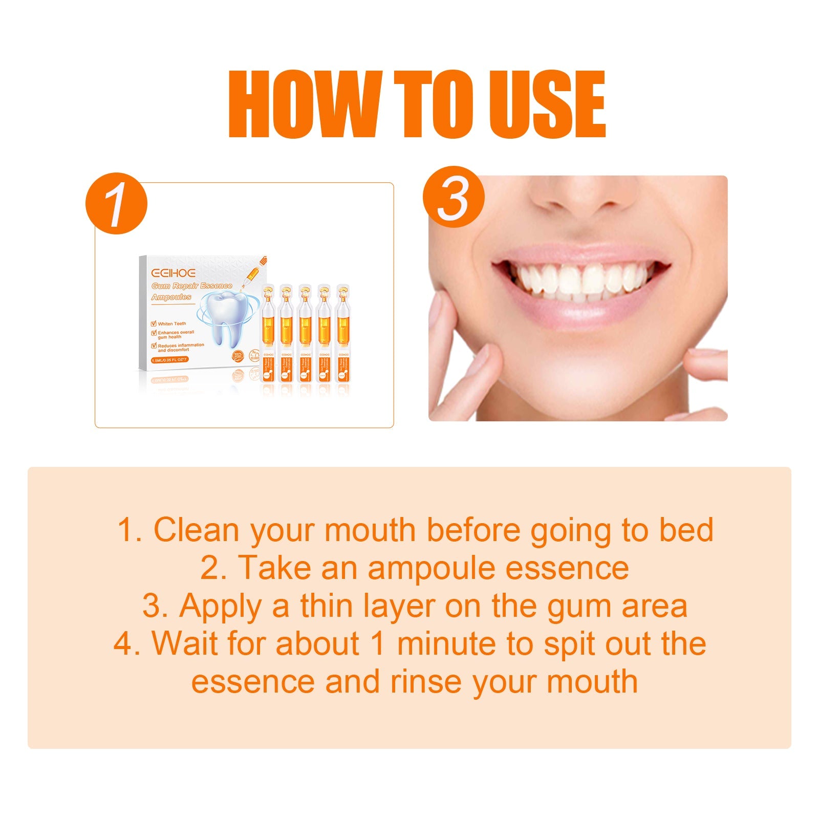 Tooth Repair Essence, Cleaning Teeth Stains Tartar Care Gums Oral Care Essence - Korvel