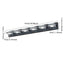 Luces de tocador modernas LED negras - Apliques de baño de 6 luces