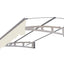 5934W Series Door Window Awning Canopy - 59"x34" Polycarbonate