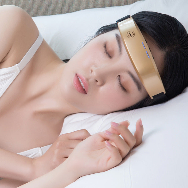 Sleep aid insomnia black pink white gold smart electrotherapy Ems sleep aid device portable massager - Korvel