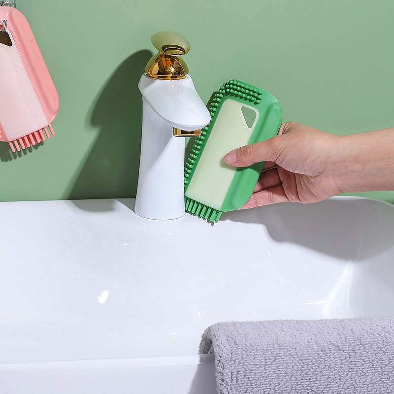 Wiper Bathroom Hand-Washing Countertop Wipe Glass Cleaning Brush Can Hang Mirror Defogging Sink Wiper - Korvel