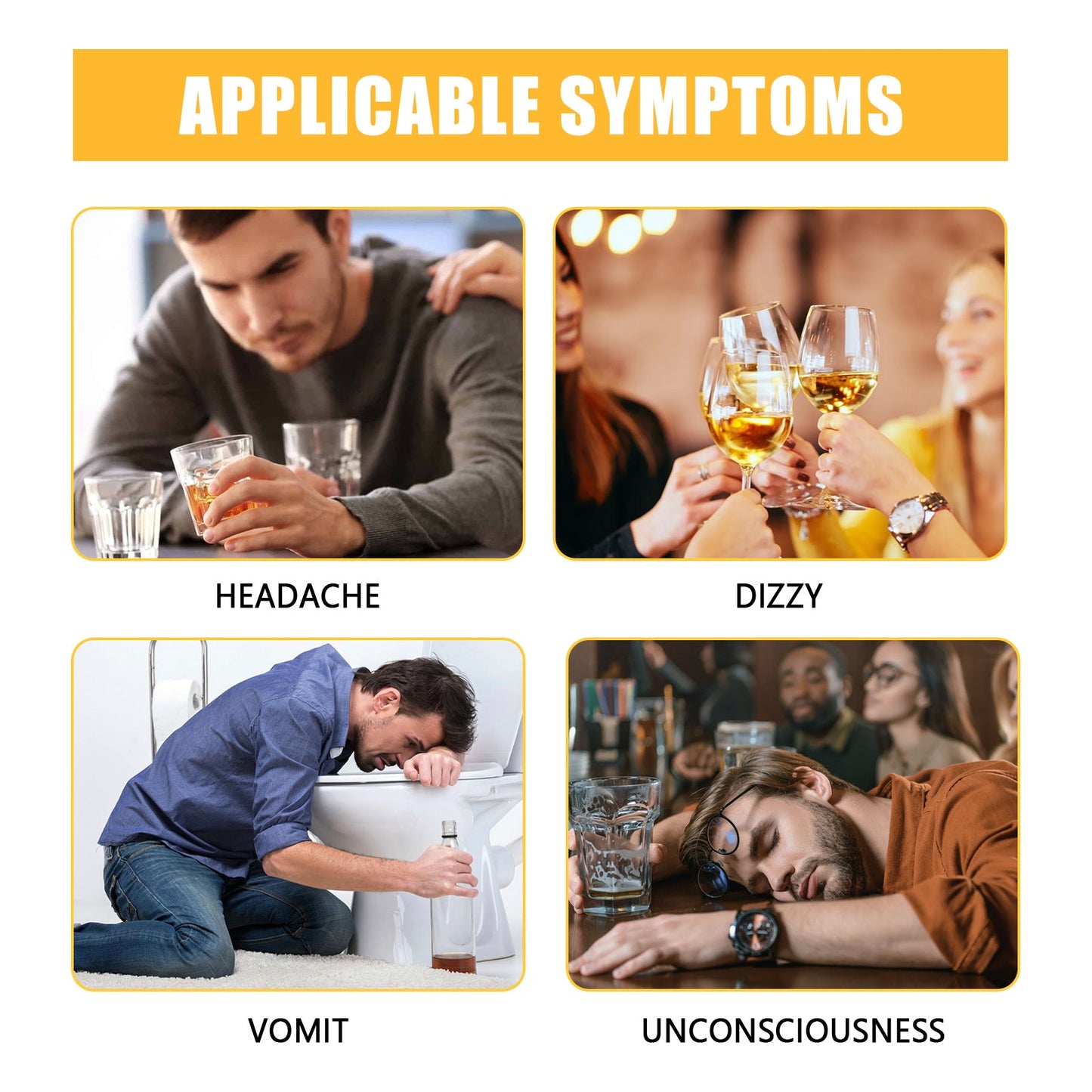 Portable Hangover Relief Patch