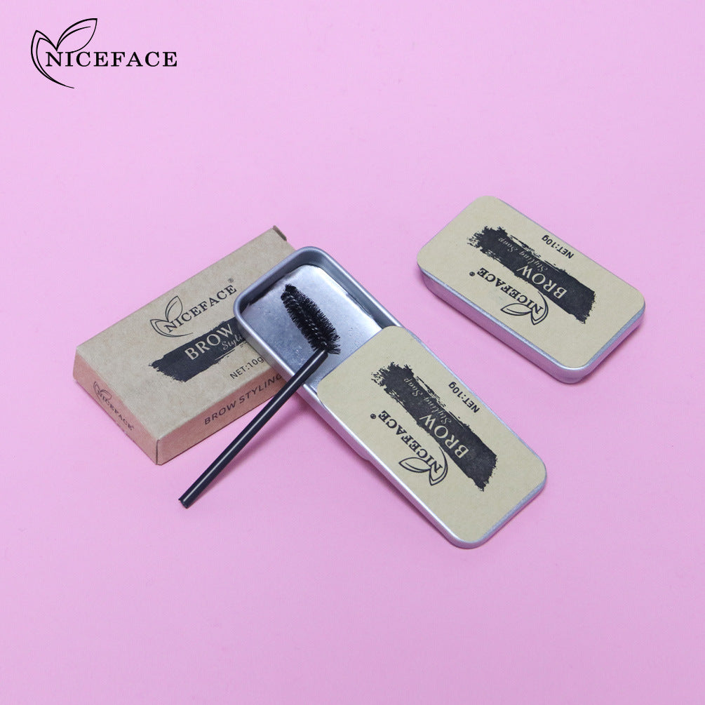NICEFACENew Wild Colorless Eyebrow Styling Soap Eyebrow Cream Mascara Long Lasting Natural Eyebrow Soap - Korvel