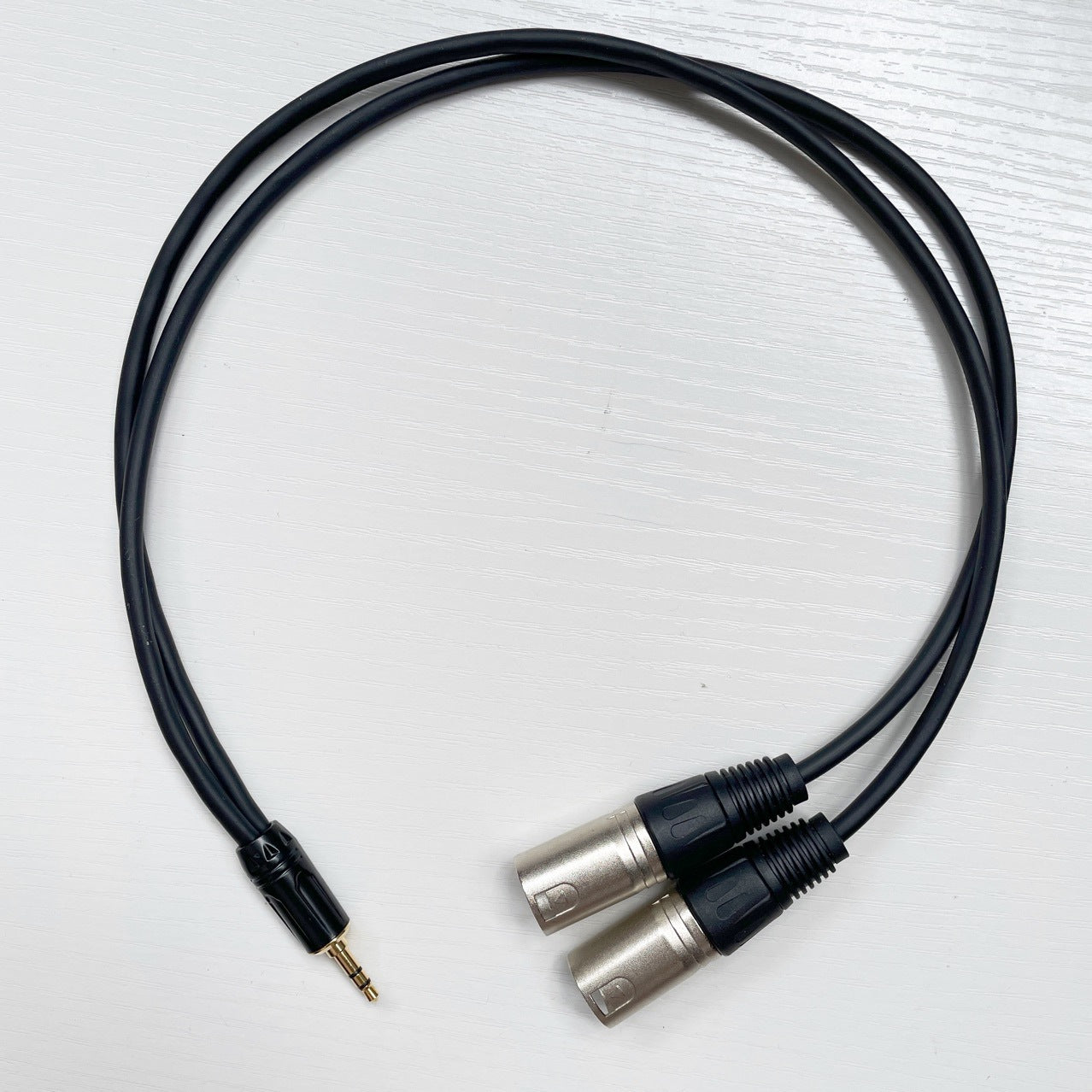 Premium 3.5mm to Dual XLR Audio Cable