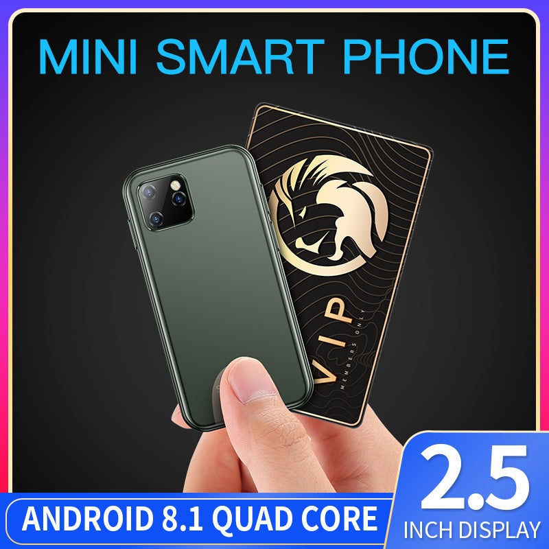 Android System 8.1 Pocket Smartphone 3G Mini XS11 Sono GPS Dual Camera WIFI - Korvel