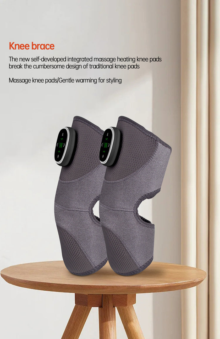 Heated Knee Brace Wrap Pad Dual-use Thermostat Usb Heating Knee Pads For Knee Sprains Strains Arthritis with massage - Korvel