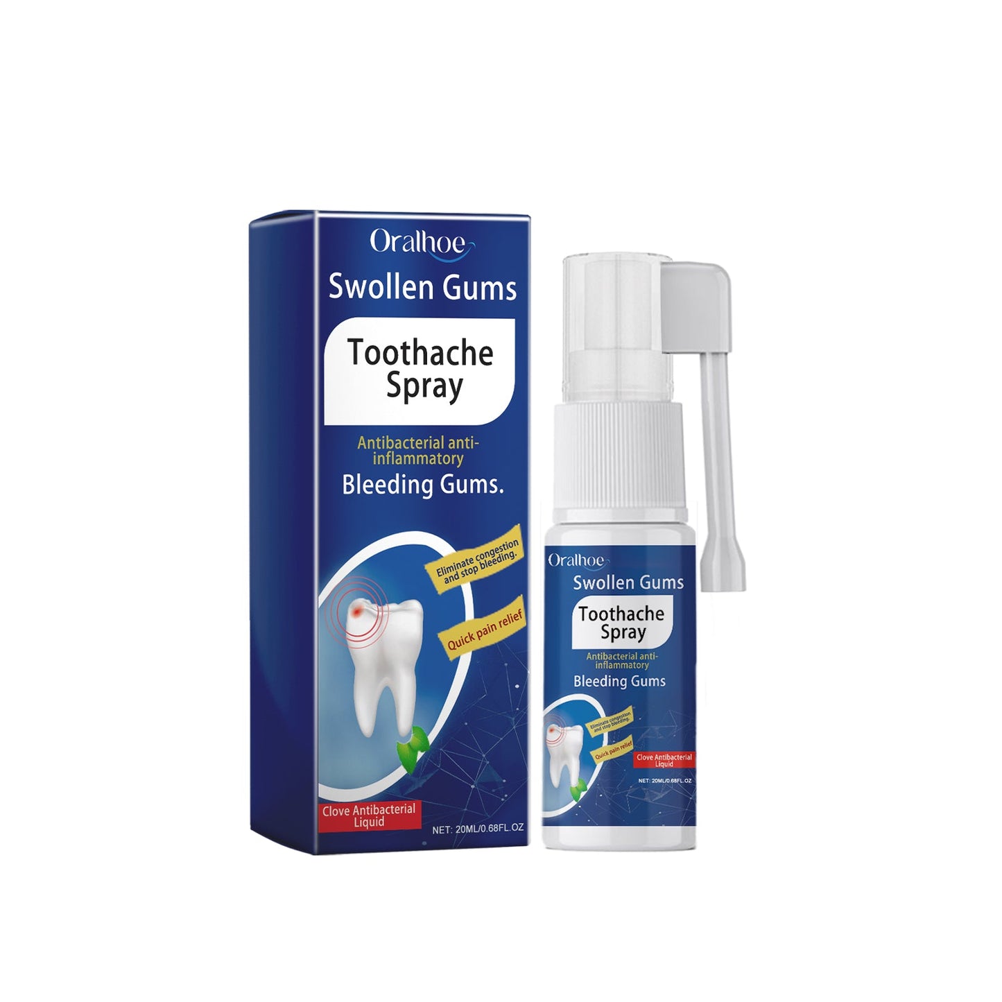 Spray Premium pour Soulagement des Douleurs Dentaires pour Confort Oral