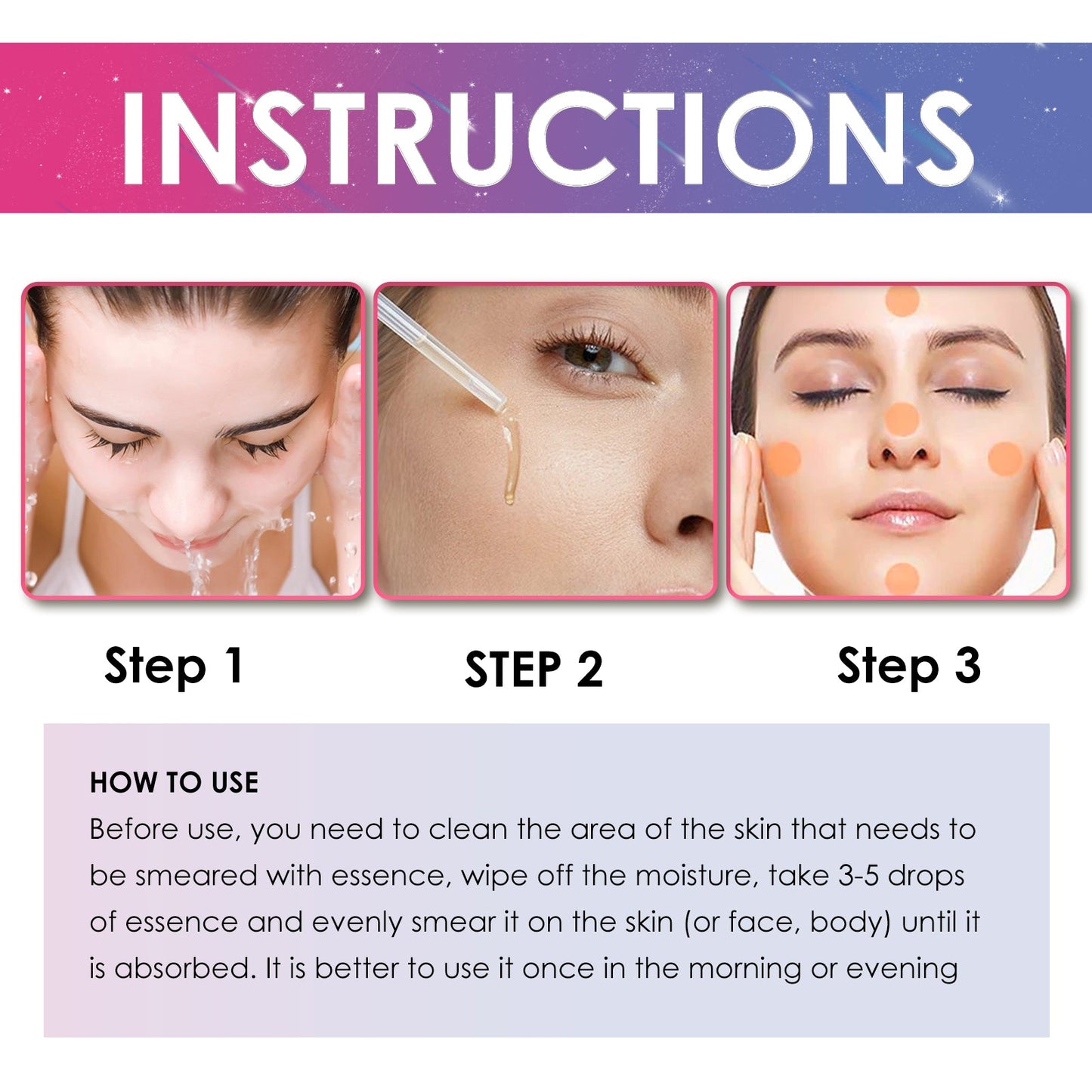 Freckle Removing Anti-aging Essence, Facial Firming Anti-wrinkle Lightening Melasma Stain Nourishing Skin Essence - Korvel
