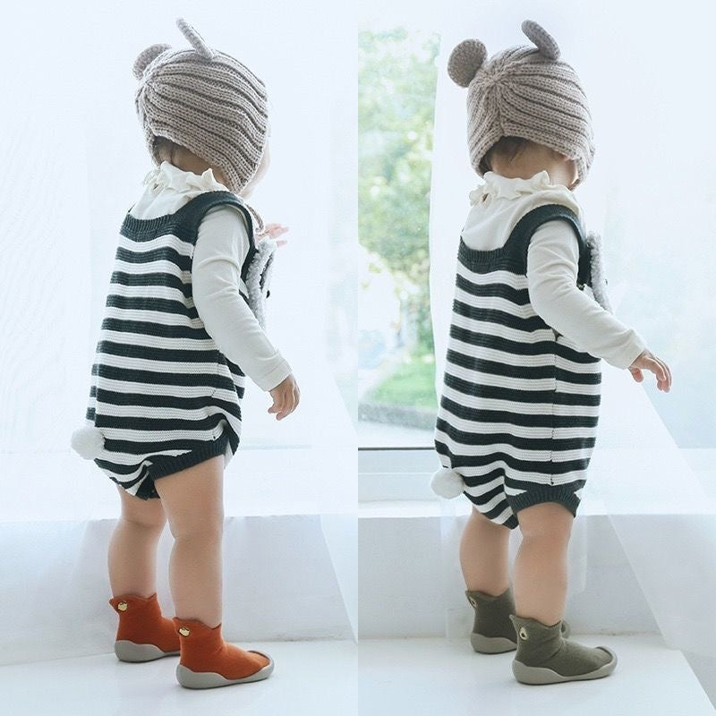 Baby Floor Socks Baby Spring and Autumn Seasons Indoor Anti slip Walking Shoes Newborn Cool Insulation Soft Sole Anti drop Socks Shoes - Korvel