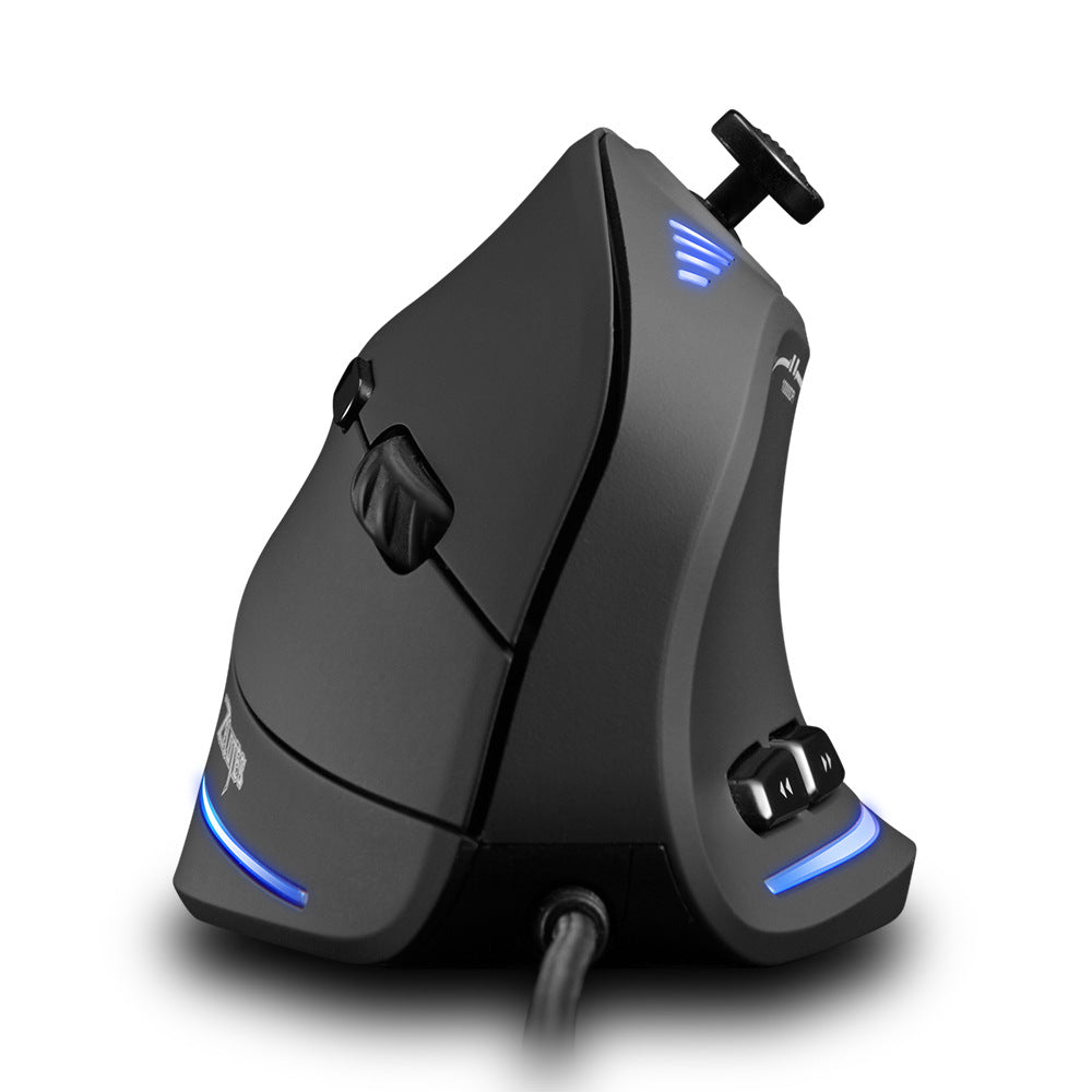 Master C18RGB Vertical Mouse Grip Ergonomic Joystick Game Wired Mouse Notebook Mouse - Korvel