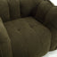 Soft Bean Bag Chair with High Resilient Foam(Chips)for living room and bedroom,Comfortable Square Lazy Sofa with Footstool - Korvel