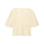 Elegant Solid Color Bubble Sleeve Blouse and Long Pants  Style Fashion Casual Loose Fit - Korvel