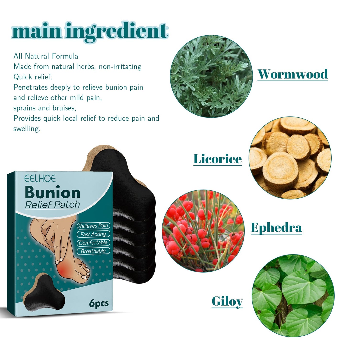 Premium Bunion Relief Patch for Comfortable Feet