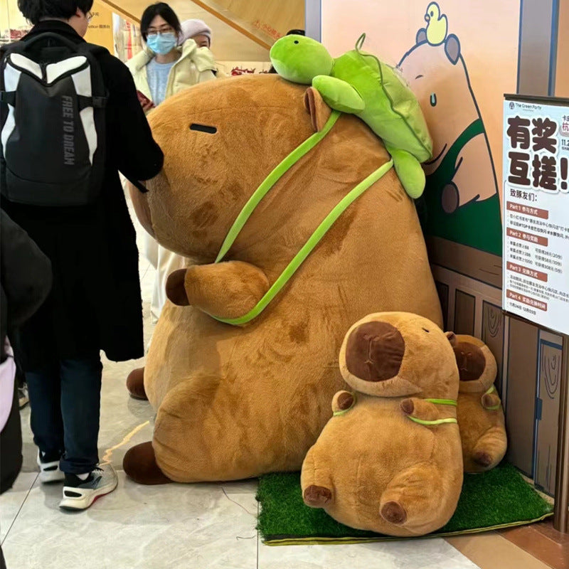 Kapibala plush toy oversized capybara plush toy pillow doll - Korvel