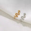 Snake shaped false nose nail nose ring human piercing jewelry for men and women - Korvel