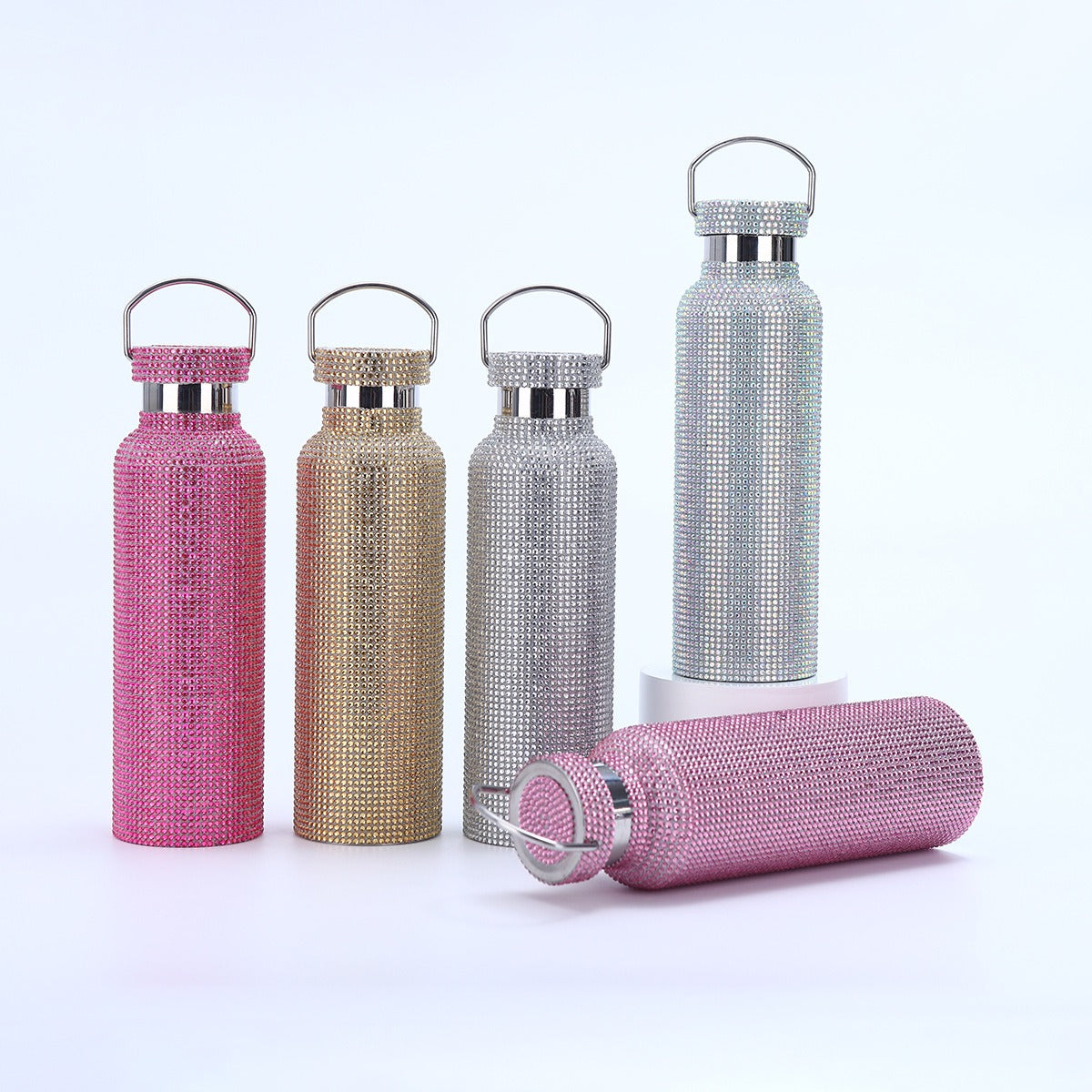 304 stainless steel drill bottle portable car insulated cup outdoor portable large capacity sports kettle - Korvel
