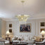 8-Light 23.6" Wide Crystal Waterfall Chandelier - Korvel