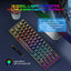 Portable Wired Mechanical Keyboard with RGB Backlighting