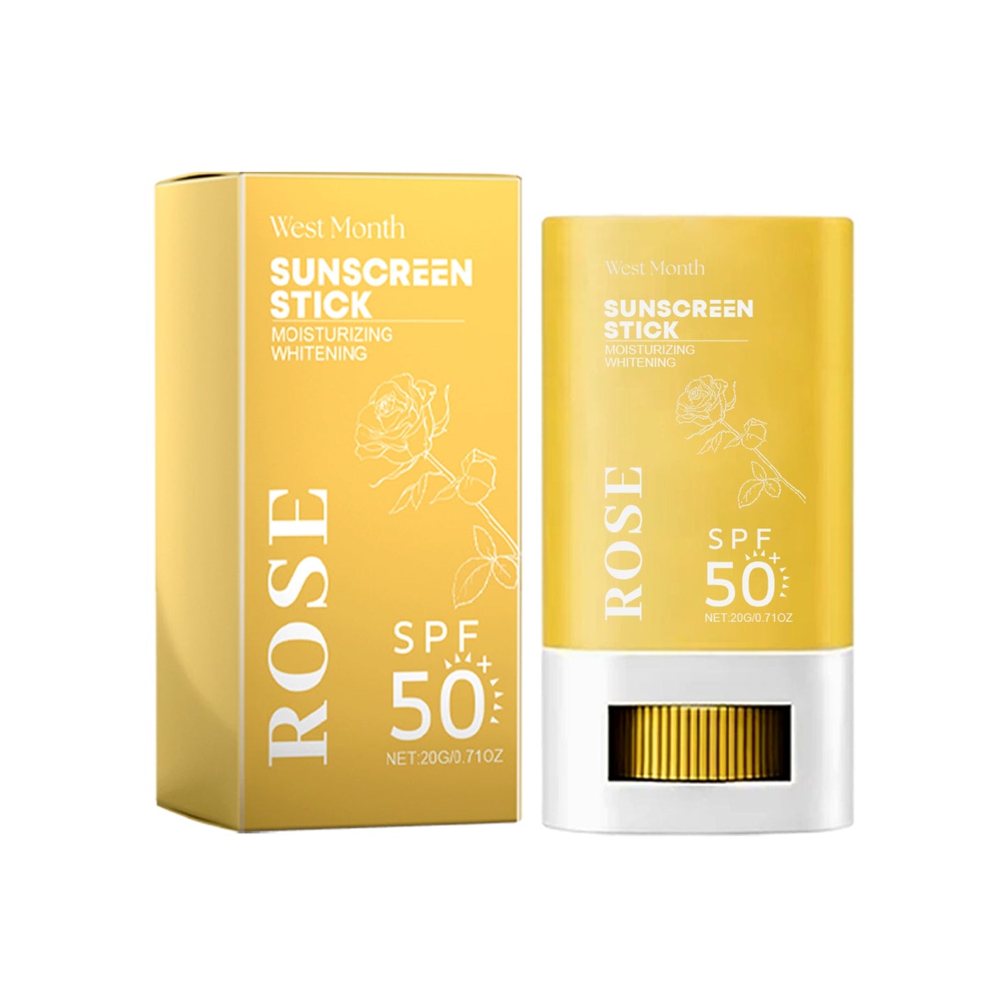 Sunscreen Stick, Refreshing Non-Greasy Concealer Moisturizing Whitening Skin Protection Cream - Korvel