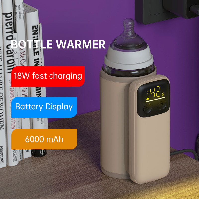 Portable USB Charging Bottle Warmer with Insulation Cover