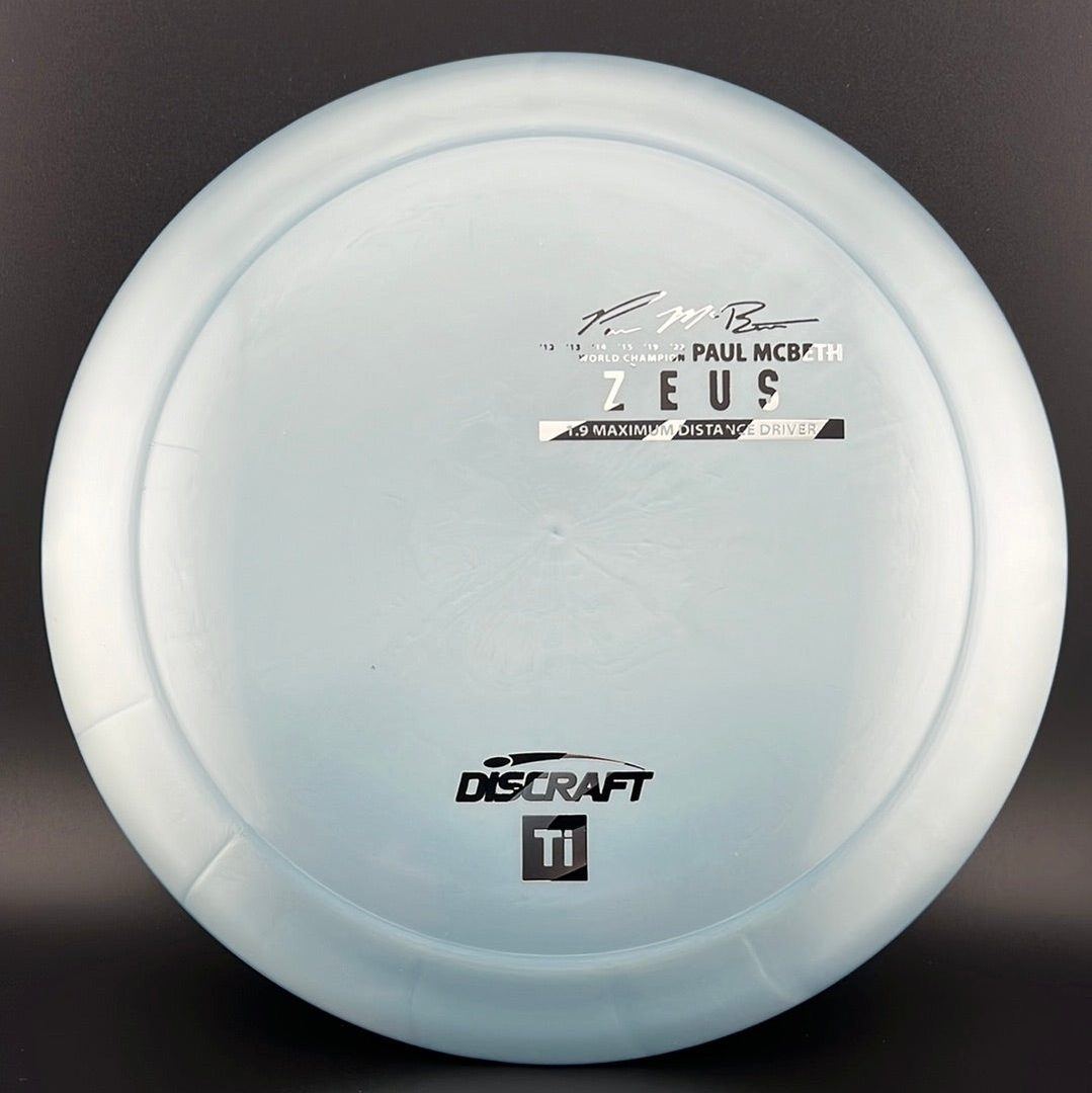 Titanium Zeus - Première édition - Disque en édition limitée de Paul McBeth