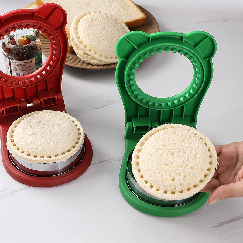 Moule à Sandwich Circulaire Premium - Outil de Cuisine en Acier Inoxydable